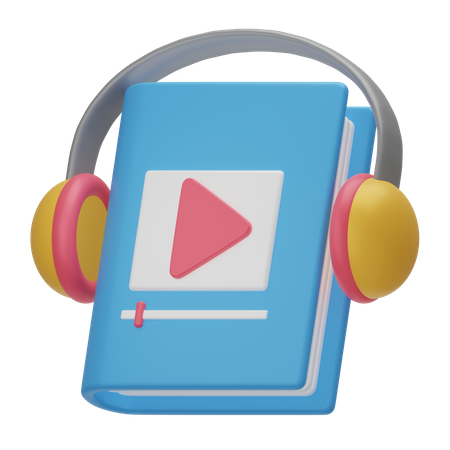 Audio Book  3D Icon