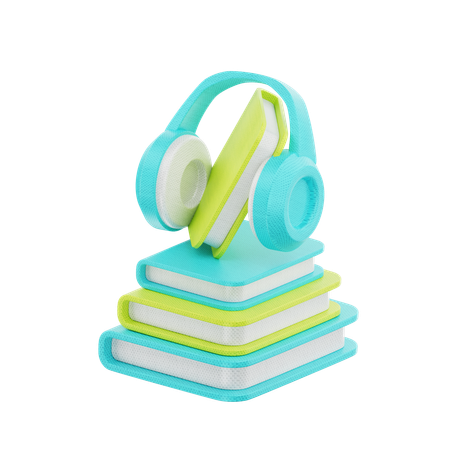 Audio Book  3D Icon