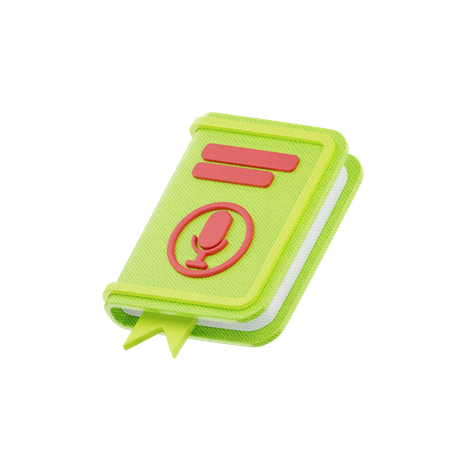 Audio Book  3D Icon
