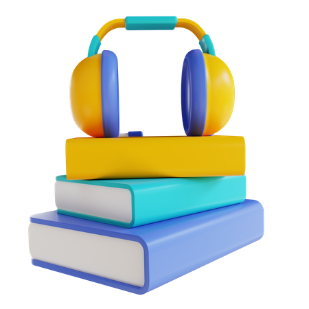 Audio Book 3D Icon