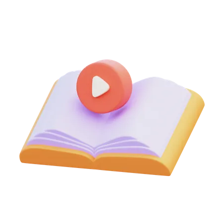 Audio Book  3D Icon
