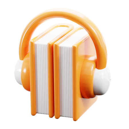 Audio books  3D Icon