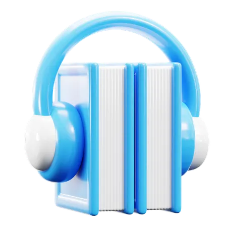 Audio books  3D Icon