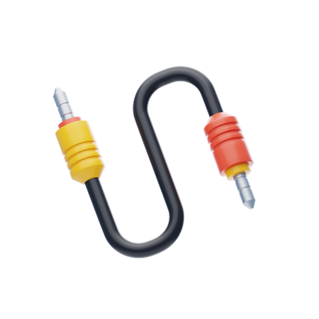 Audio Cable  3D Icon