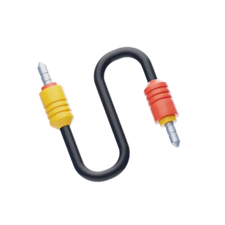 Audio Cable  3D Icon