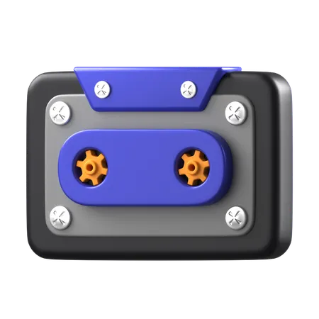 Audio Cassette  3D Icon