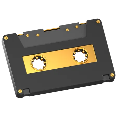 Audio Cassette  3D Icon