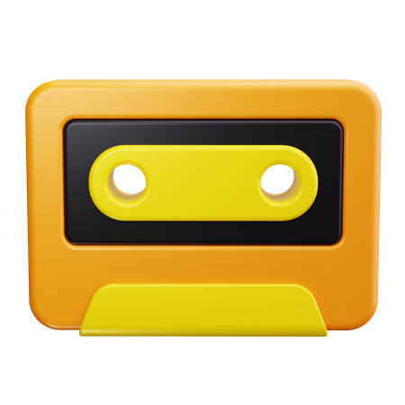 Audio Cassette  3D Icon