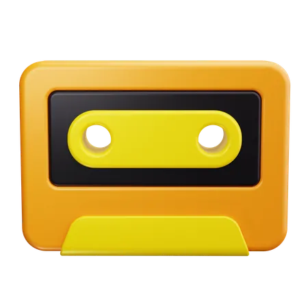 Audio Cassette  3D Icon