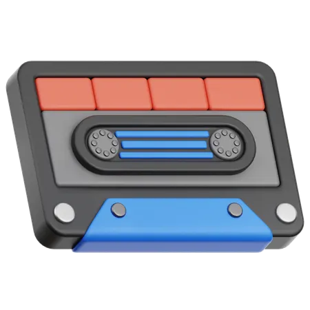 Audio Cassette  3D Icon