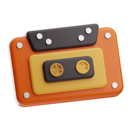 Audio Cassette  3D Icon