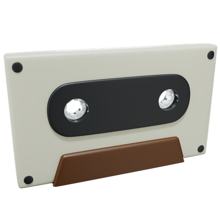 Audio Cassette  3D Icon