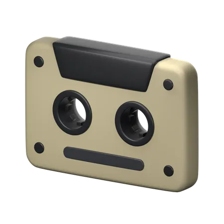 Audio Cassette  3D Icon