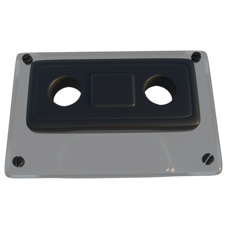 Audio Cassette  3D Icon