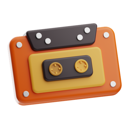 Audio Cassette  3D Icon