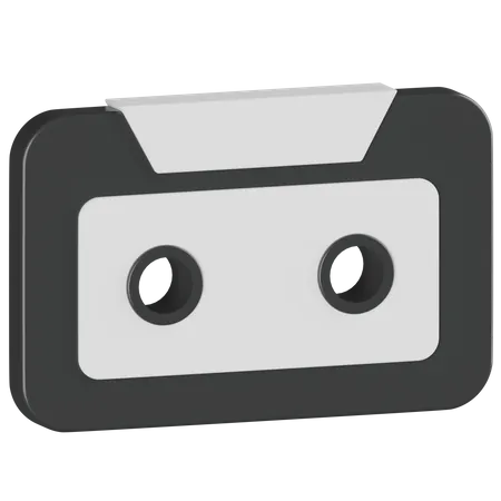 Audio Cassette 3D Icon