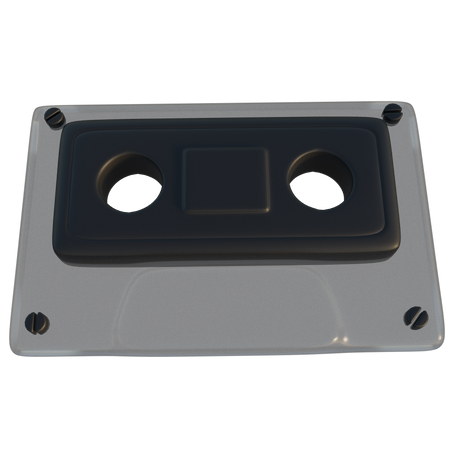Audio Cassette  3D Icon