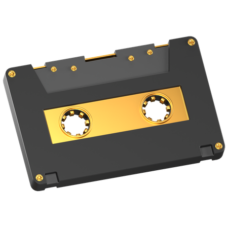 Audio Cassette  3D Icon