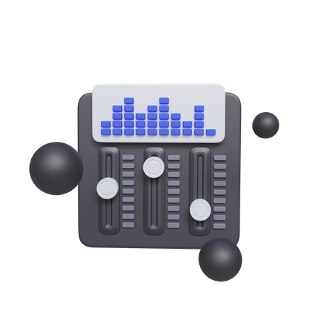 Audio Channel  3D Icon