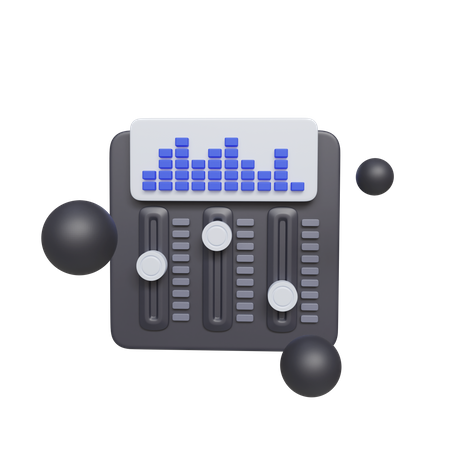 Audio Channel 3D Icon