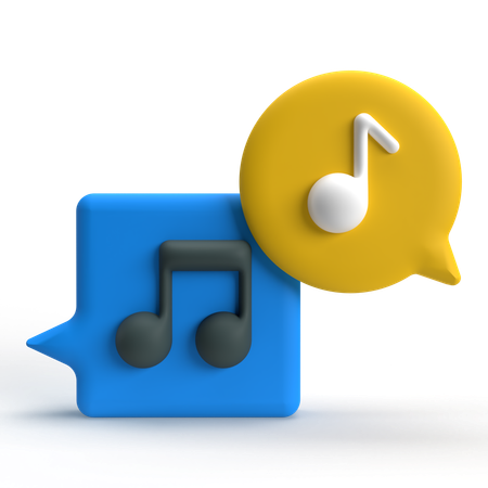 Audio Chat  3D Icon