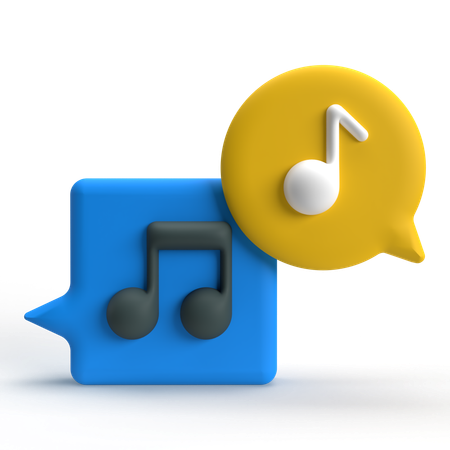Audio Chat  3D Icon