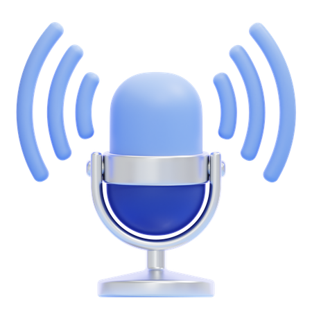 Audio Content  3D Icon