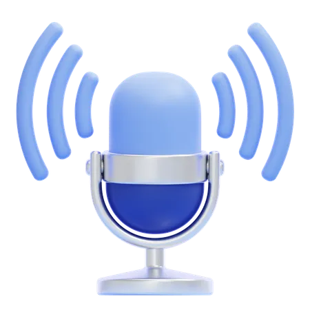 Audio Content  3D Icon