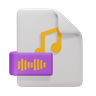 audio file format 3d logos