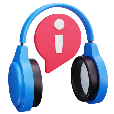Audio Info  3D Icon