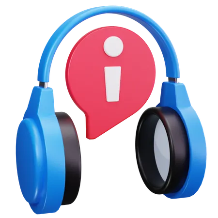 Audio Info  3D Icon