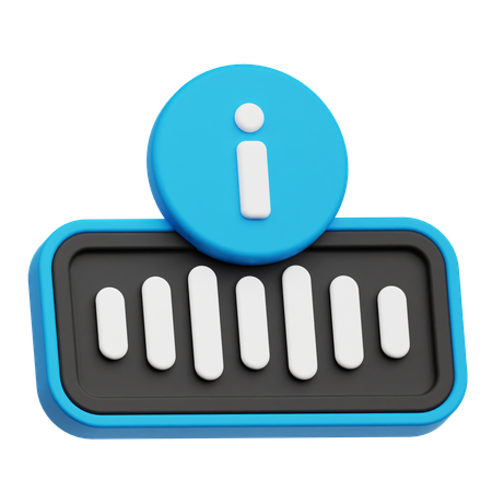 Audio Info  3D Icon