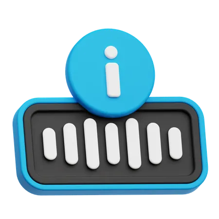 Audio Info  3D Icon