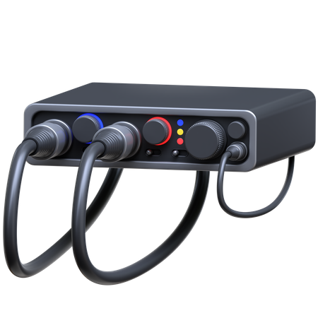 Audio Interface  3D Icon