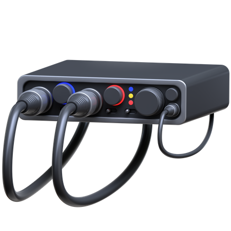 Audio Interface  3D Icon