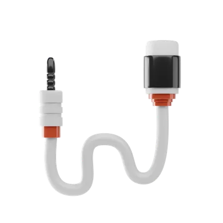 Audio Jack  3D Icon