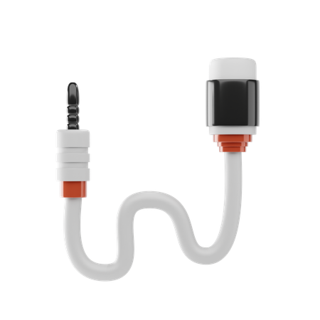 Audio Jack  3D Icon