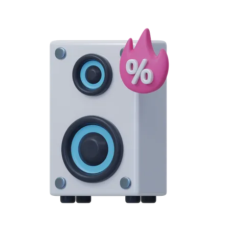Audio-Lautsprecher  3D Icon