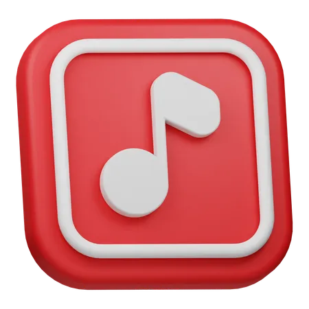 Audio Library  3D Icon