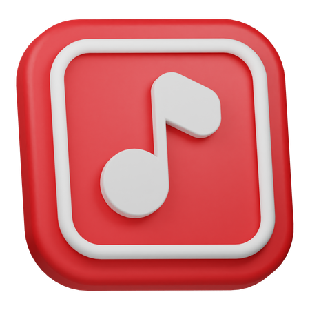 Audio Library  3D Icon