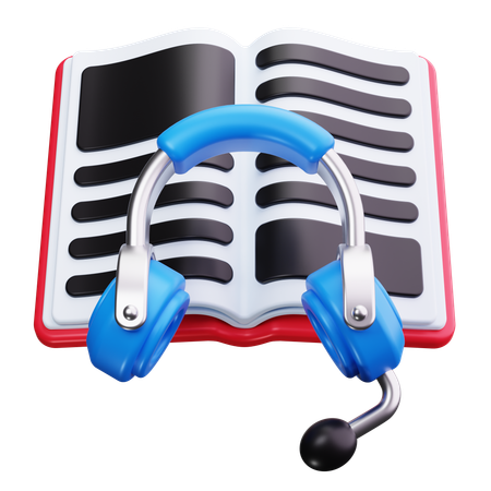 Áudio-livro  3D Icon