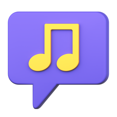Audio Message  3D Icon