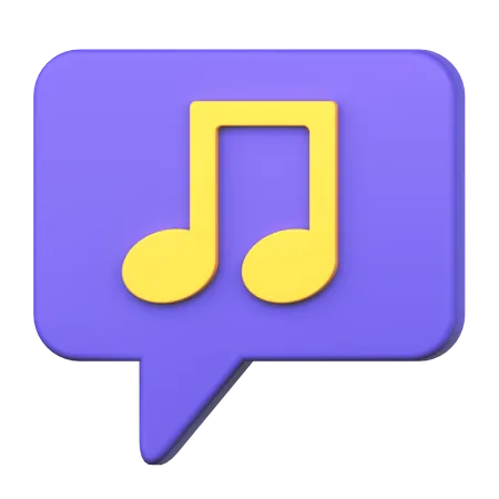 Audio Message  3D Icon