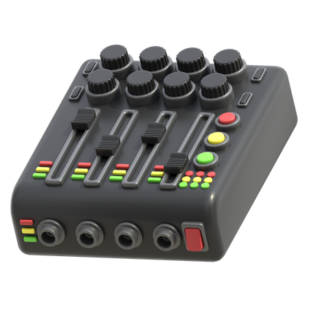 Audio Mixer  3D Icon