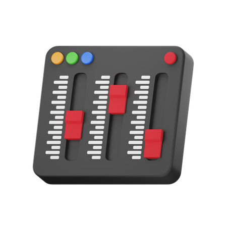 Audio-Mixer  3D Icon