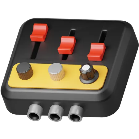 Audio-Mixer  3D Icon