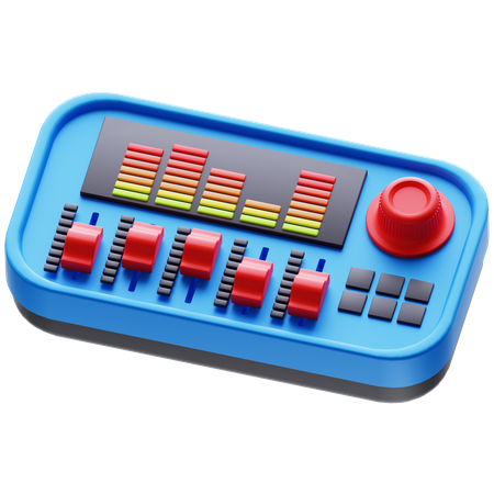 Audio Mixer  3D Icon