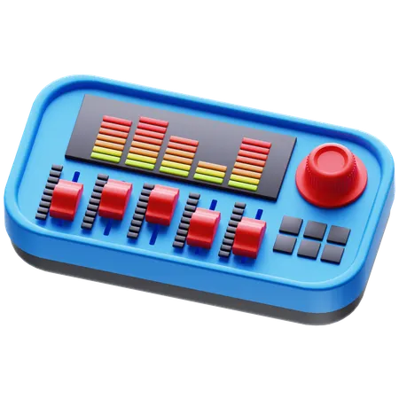 Audio Mixer  3D Icon