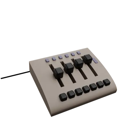 Audio Mixer  3D Icon