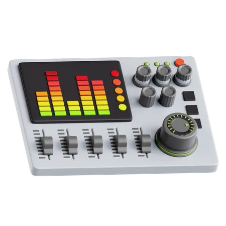 Audio Mixer  3D Icon